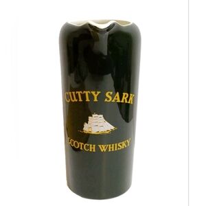 Vintage Cutty Sark Scotch Whiskey Dark Green Wade Regicor 8"×3.5" England